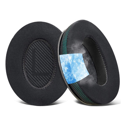 ULT Ultearpads.com Replacement Ear Pads for Bose QuietComfort 35 (QC35) and Quiet Comfort 35 II (QC35 II) Headphones & More - Softer Leather, Luxurious Memory Foam, Added Thickness, Extra Durability - Australian Sheepskin/Protein Leather/Cooling-Gel