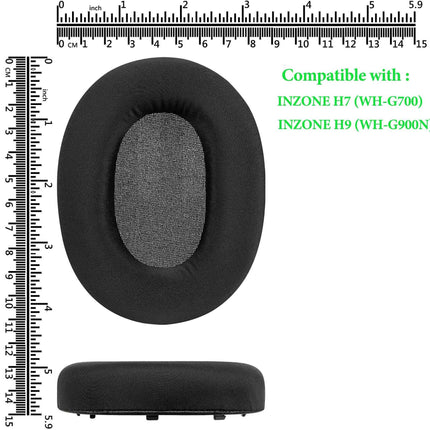 ULT Ultsaepads.com Replacement Earpads for Sony Inzone H9 (WH-G900N) & H7 (WH-G700) Headphones by ULT - Boost Comfort, Durability, Thickness & Sound Isolation,Ear Cups Cover Repair Parts