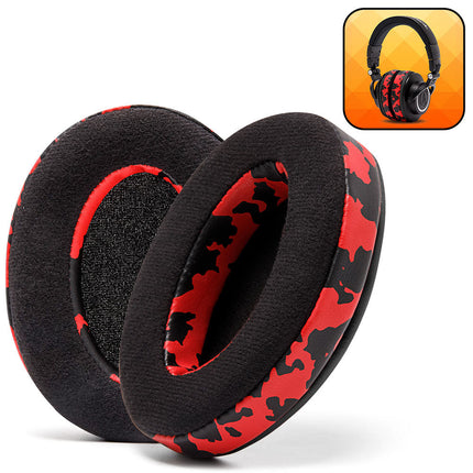 For Audio-Technica ATH M50X Earpads - Velour Hybrid