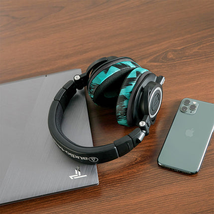 For Audio-Technica ATH M50X Earpads - Velour Hybrid