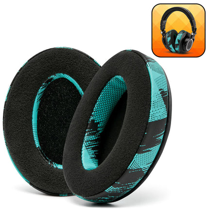 For Audio-Technica ATH M50X Earpads - Velour Hybrid